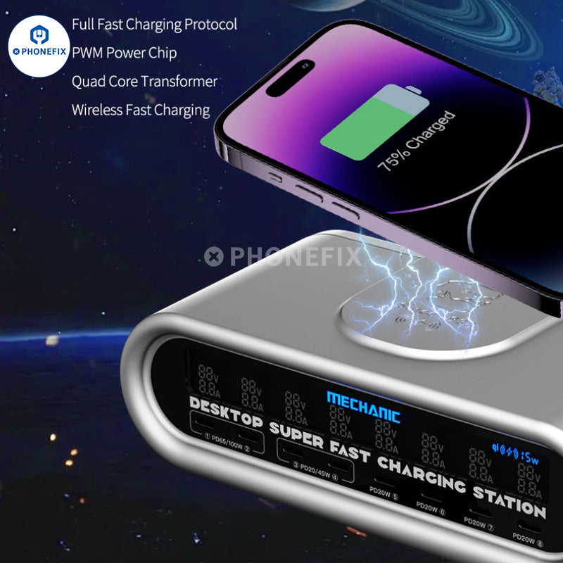 Mechanic E-Power Charging Stataion Superfast Wireless Charger