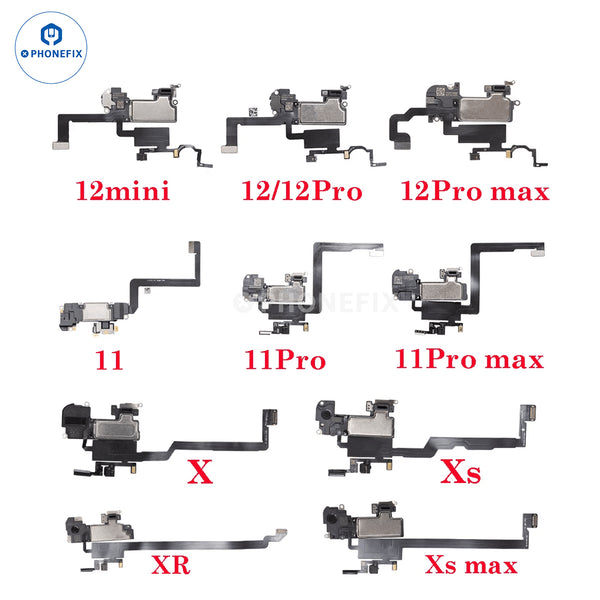 For iPhone X-16 Pro Max Earpiece Speaker with Proximity Sensor Cable