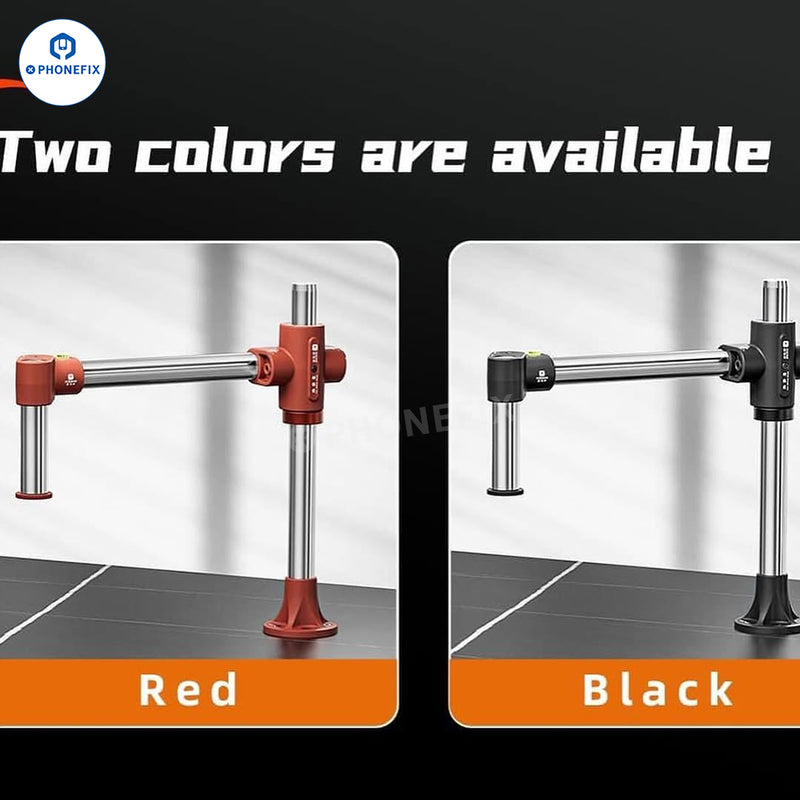 YCS Microscope Swing Arm Bracket 144 LED Ring Light Source