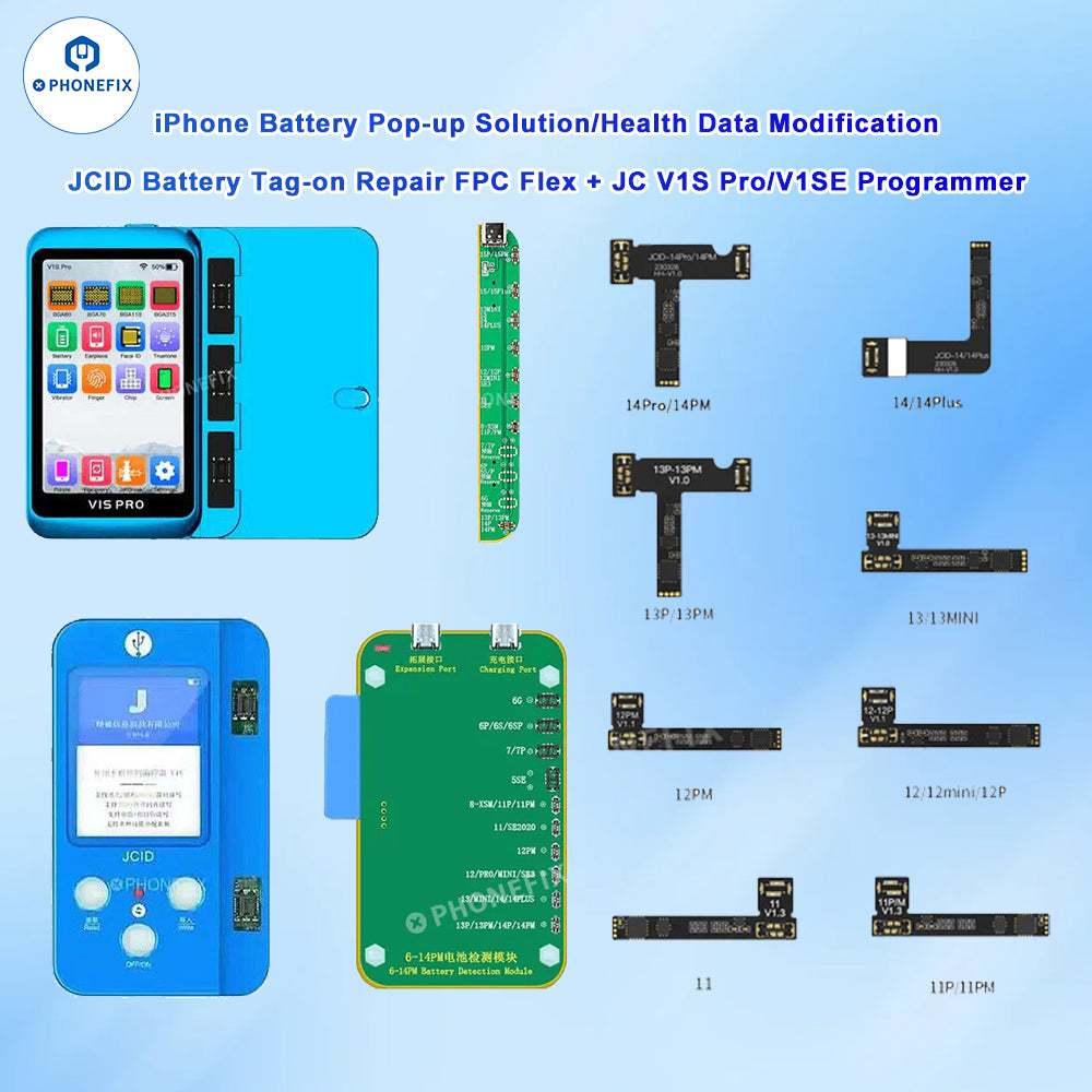 JC Battery Repair Flex Cable For iPhone 11-15 Pro Max