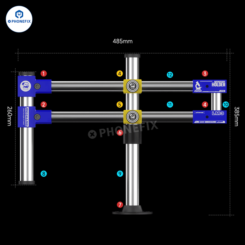 MECHANIC M2 M3 Microscope Swing Arm Aluminum Alloy Bracket