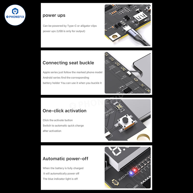 MECHANIC Max28 Battery Activation Board for iPhone 8-16 Pro Max & Android