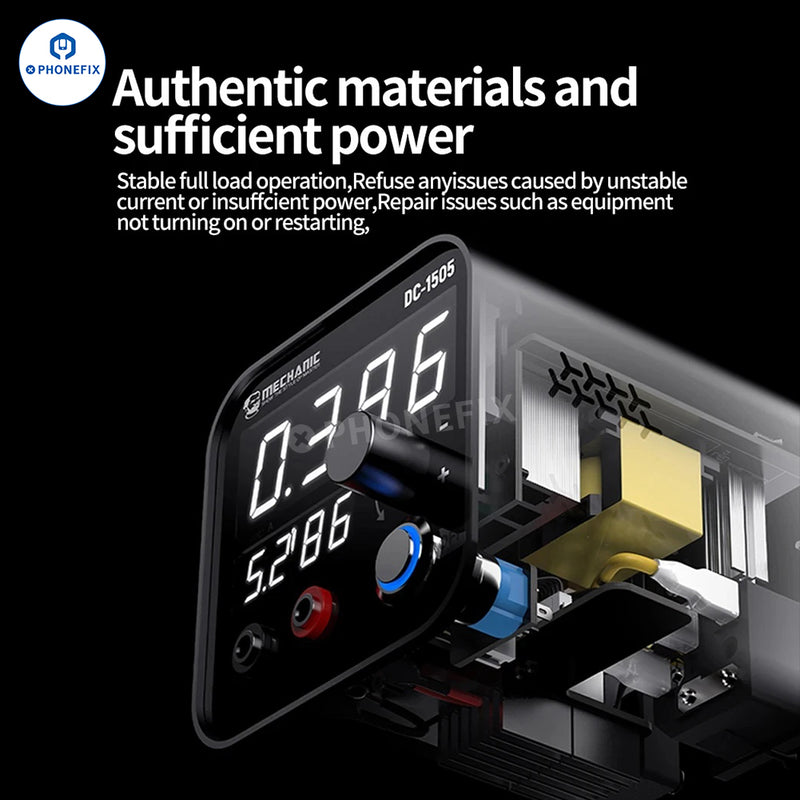 Mechanic DC-1505 Desktop Power Supply 4-Digit Display