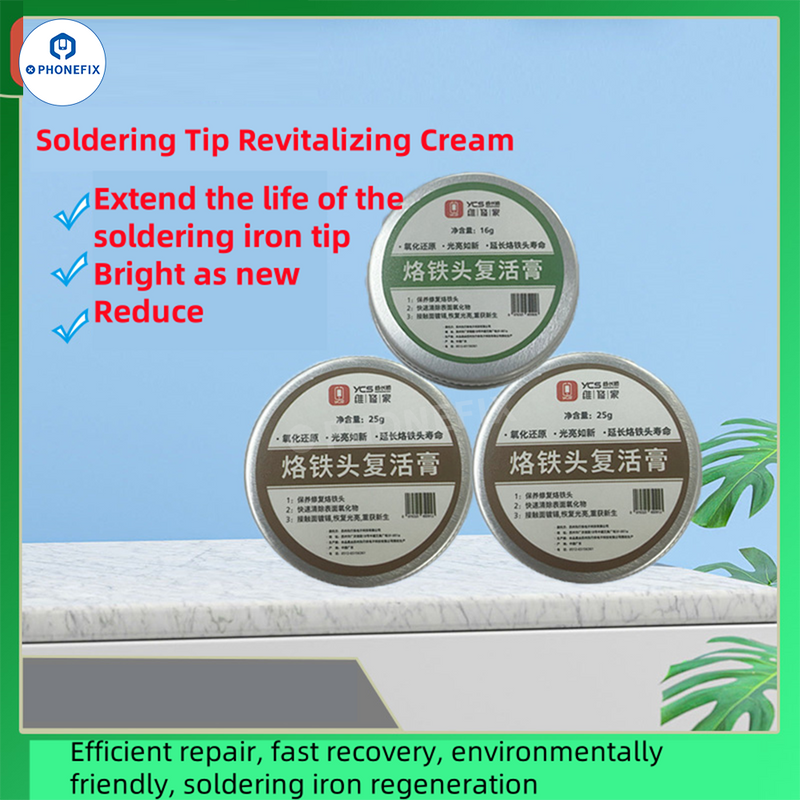 YCS Refresher Soldering Iron Tip Oxidation Cleaning Repair Cream