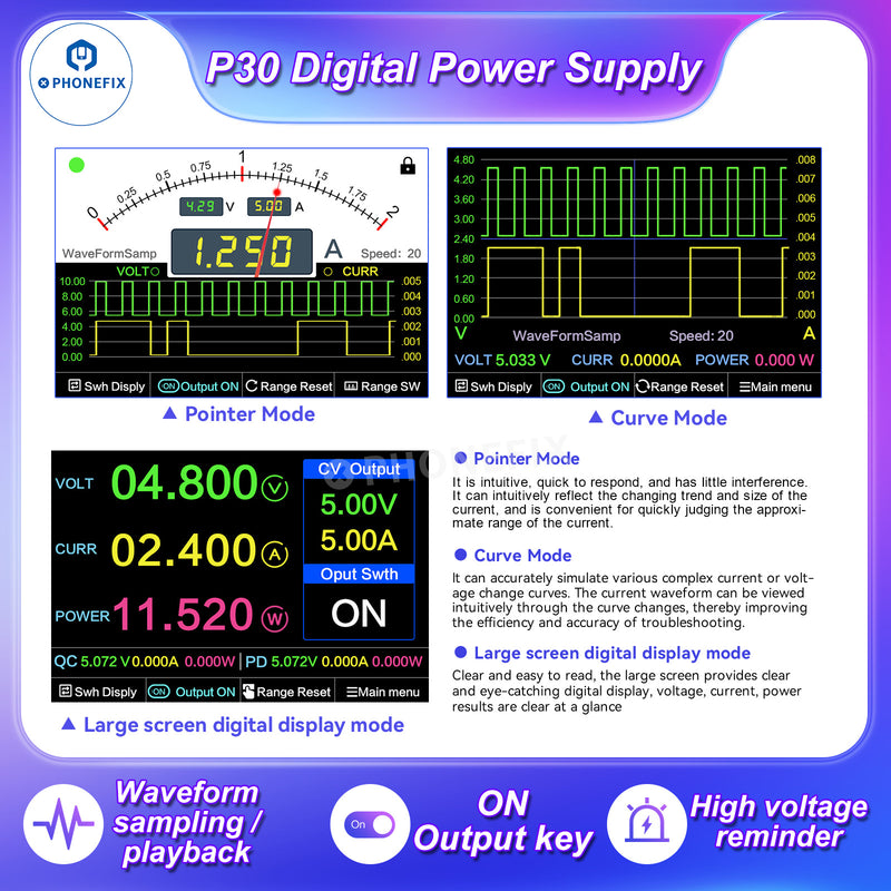 i2C P30 Digital Power Supply Multi-function Phone Repair Platform