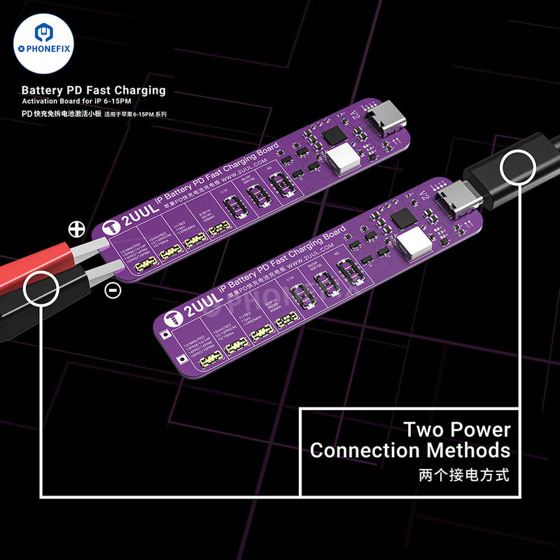 2UUL BT01 iPhone PD Fast Charging Activation Board BT02 Battery Connector