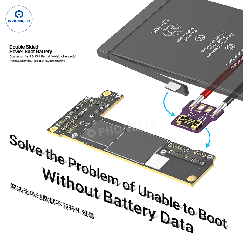 2UUL BT01 iPhone PD Fast Charging Activation Board BT02 Battery Connector