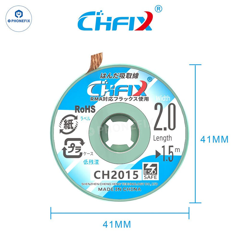 CHFIX CH2015 Desoldering Wicks Original ESD Safe PCB Solder Wire