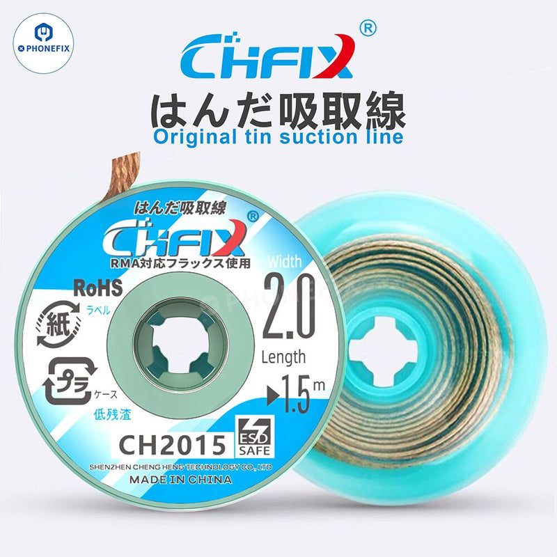 CHFIX CH2015 Desoldering Wicks Original ESD Safe PCB Solder Wire