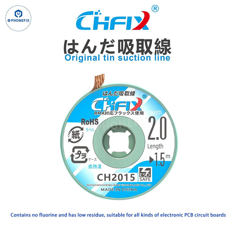 CHFIX CH2015 Desoldering Wicks Original ESD Safe PCB Solder Wire