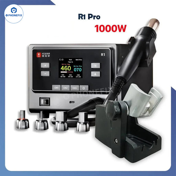 Qianli & YCS R1 1000W Hot Air Gun Intelligent BGA Rework Station