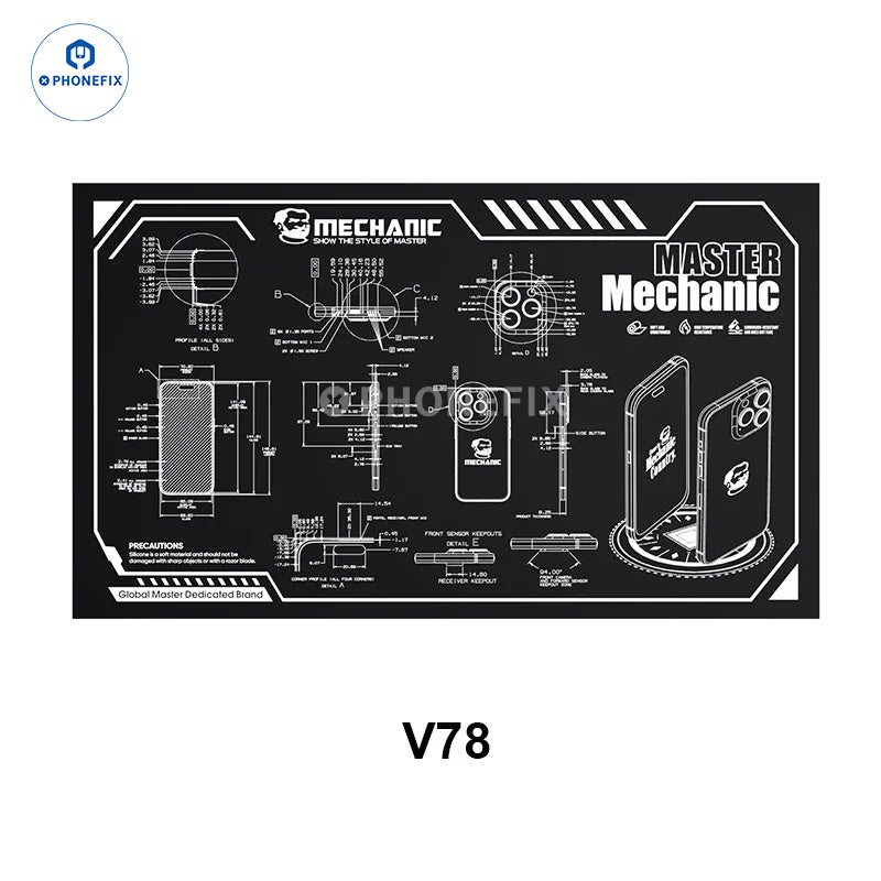 Mechanic V77 V78 Heat Insulation Pad Soldering Repair Work Mat