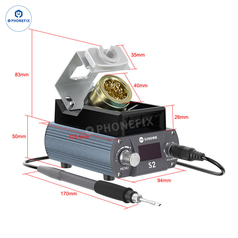 Sunshine S1 S2 Soldering Tweezers T210 BGA Rework Station