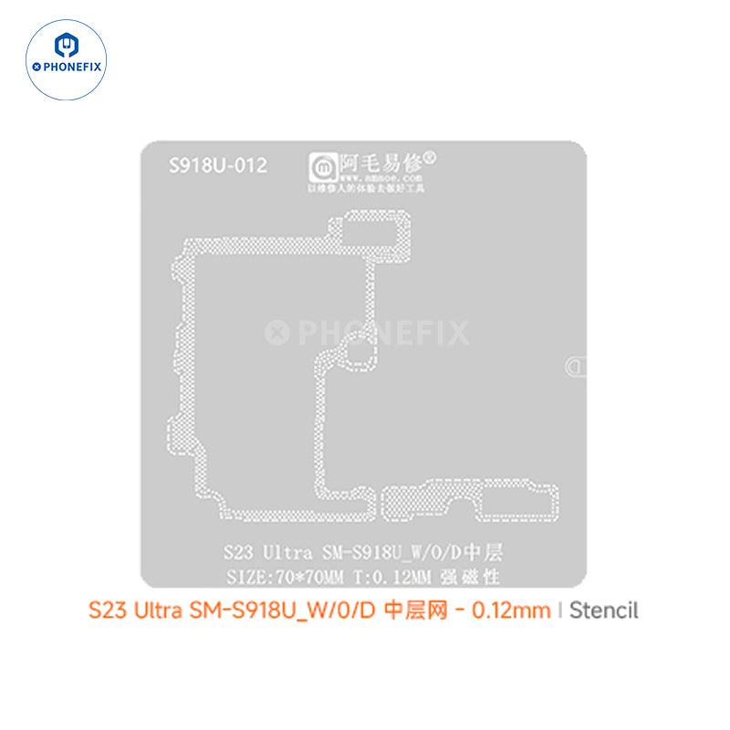 AMAOE Middle Layer BGA Reballing Stencil For SAMSUNG