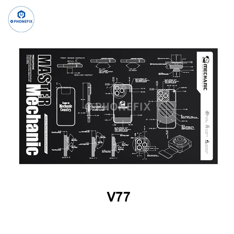 Mechanic V77 V78 Heat Insulation Pad Soldering Repair Work Mat