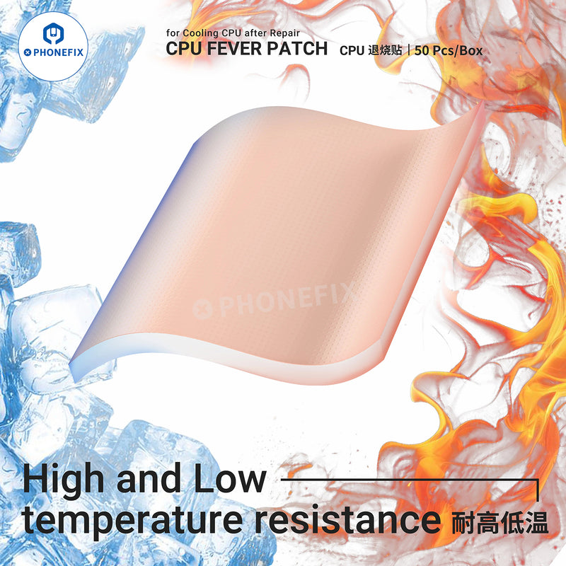 2UUL CPU Fever Patch Thermal Paste IC Cooling Copper Sheet