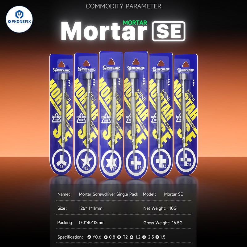 MECHANIC MORTAR SE Plus/Pro/Air/Max iShell 2D 3D Screwdriver Set