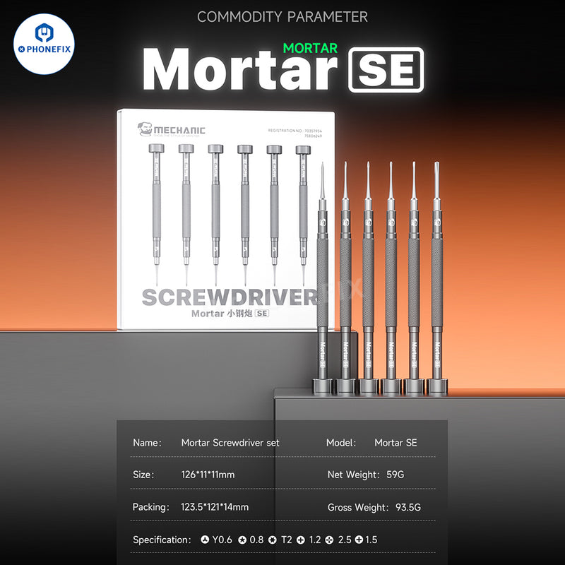 MECHANIC MORTAR SE Plus/Pro/Air/Max iShell 2D 3D Screwdriver Set