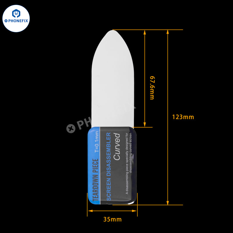 Curved LCD Screen Opening Metal Pry Phone Disassemble Repair Tool