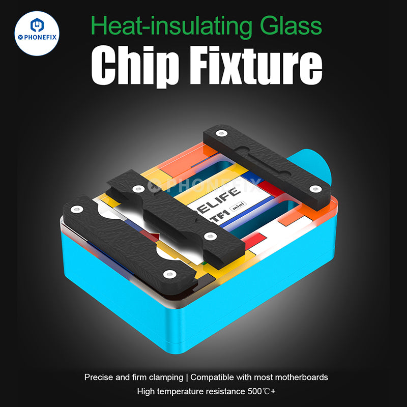 RELIFE TF1 Mini & TF2 Plus Tempered Insulating Glass PCB Chip Fixture