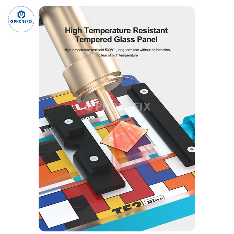 RELIFE TF1 Mini & TF2 Plus Tempered Insulating Glass PCB Chip Fixture