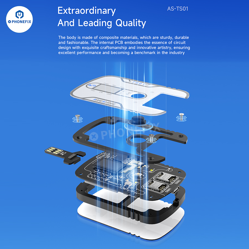 Aweshine TS-01 SIM Card Tester for iPhone iPad Android All Electronics