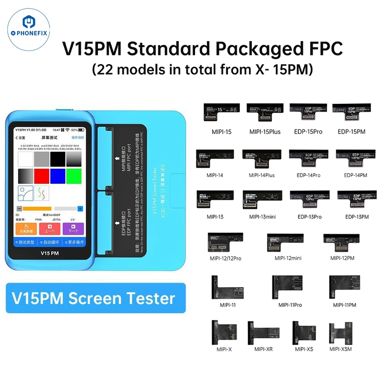 JCID V15 V15PM Screen Tester For iPhone Android Screens Testing