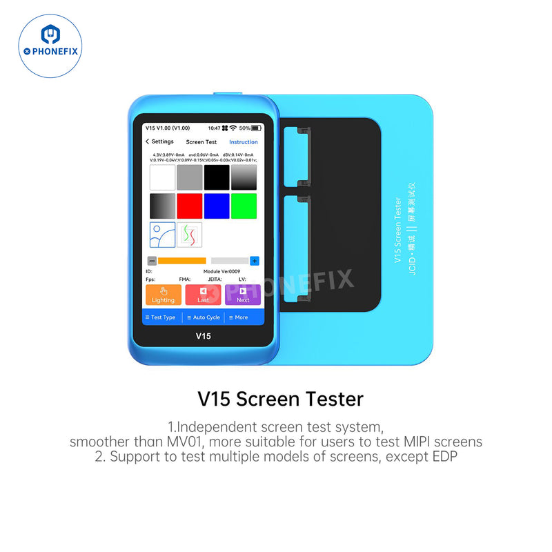 JCID V15 V15PM Screen Tester For iPhone Android Screens Testing