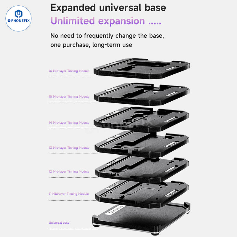 MECHANIC iPhone X-16 Pro Max Mid-Layer Reballing Platform