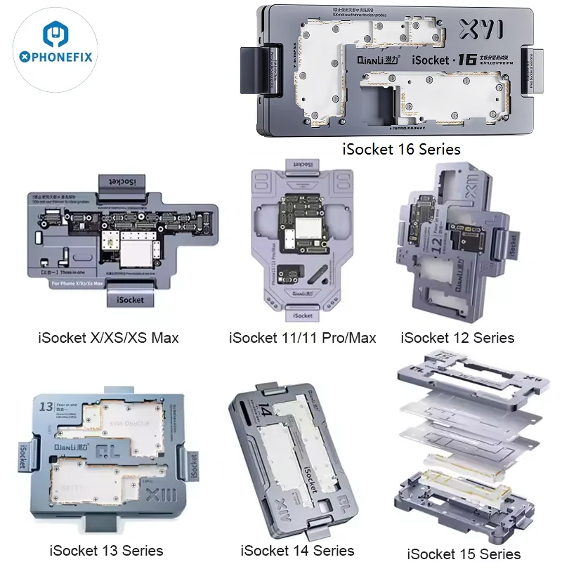 Qianli iSocket Motherboard Test Fixture For iPhone X-16 Pro Max