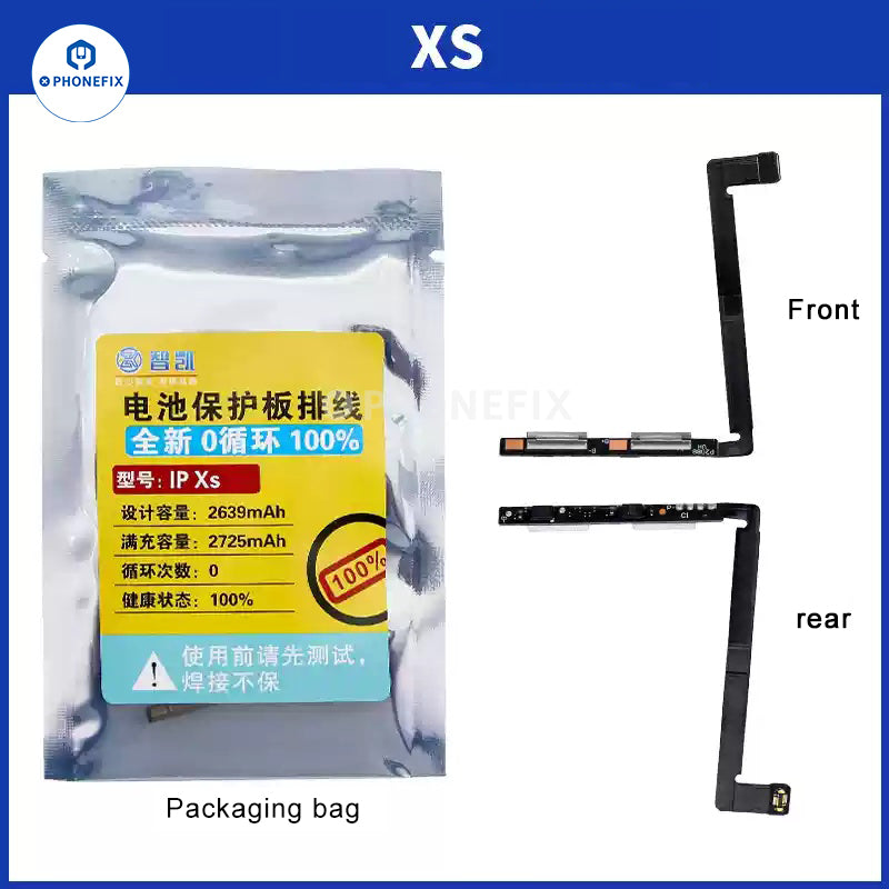 For iPhone X-16 Pro Max Battery Protection Board Flex Cable 0 Cycle