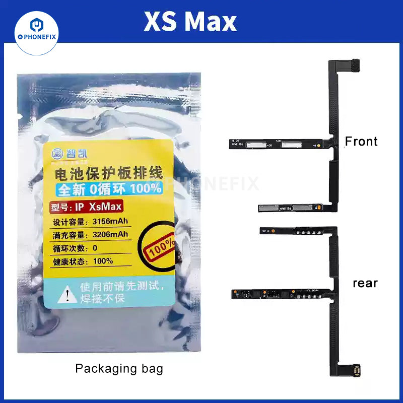 For iPhone X-16 Pro Max Battery Protection Board Flex Cable 0 Cycle