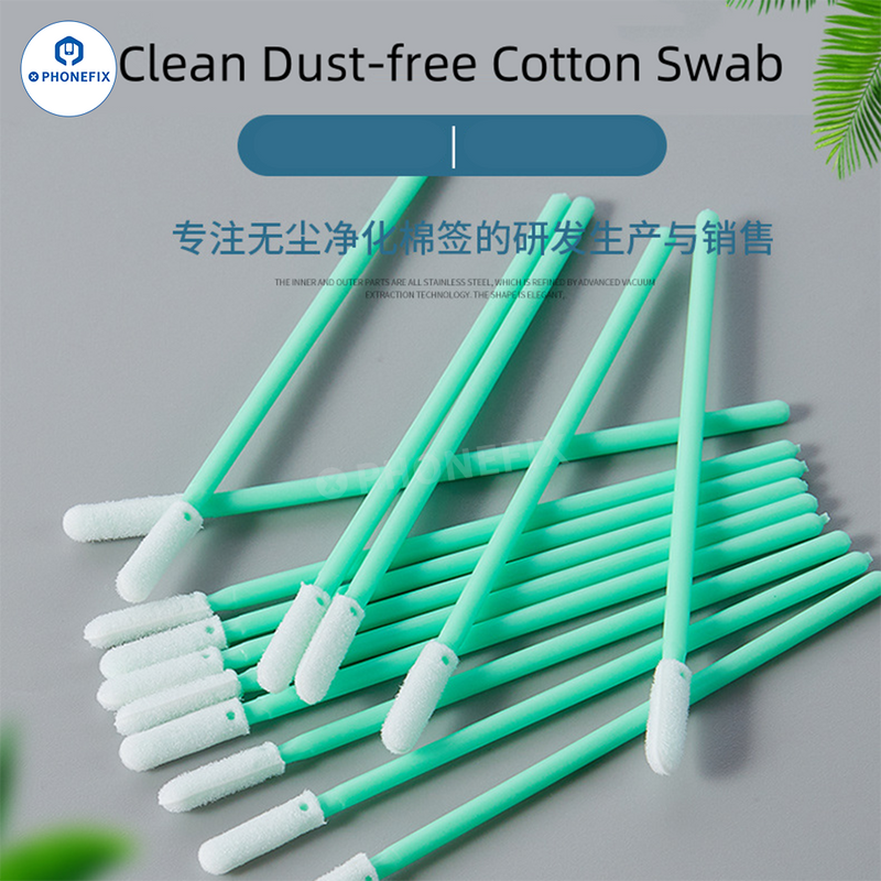 Phone Tail Plug Cleaning Stick Dust-Free Sponge Cotton Swab