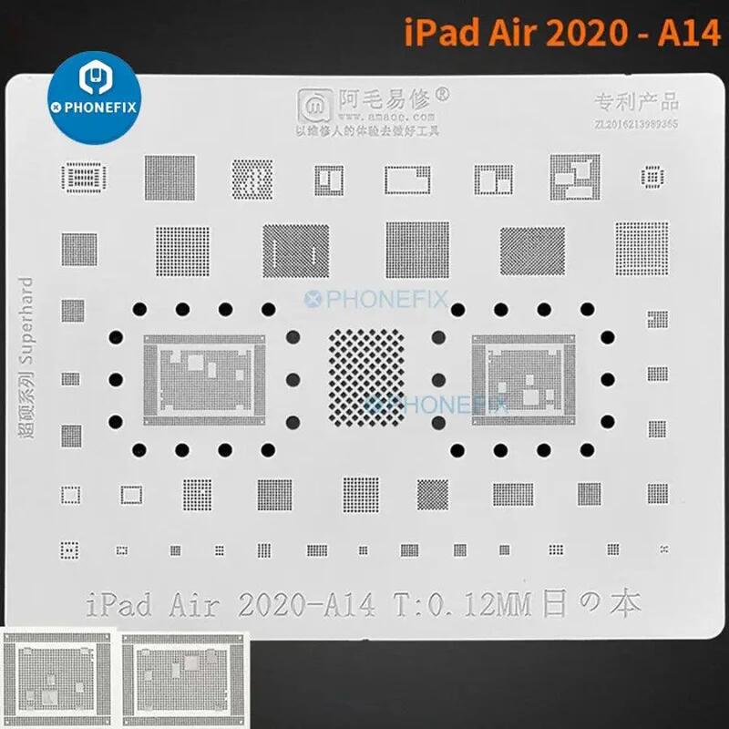 Mechanic UFO Rounded Hole for Apple iPad Composite Stencils Set