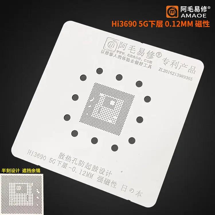 Amaoe BGA Reballing Stencil For HI6250 HI3690 CPU 5G -