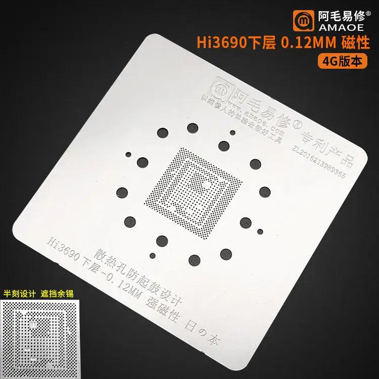 Amaoe BGA Reballing Stencil For HI6250 HI3690 CPU 5G -