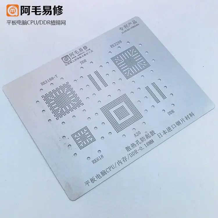 Amaoe Tablet PC CPU DDR BGA Reballing Stencil Plant Tin Net