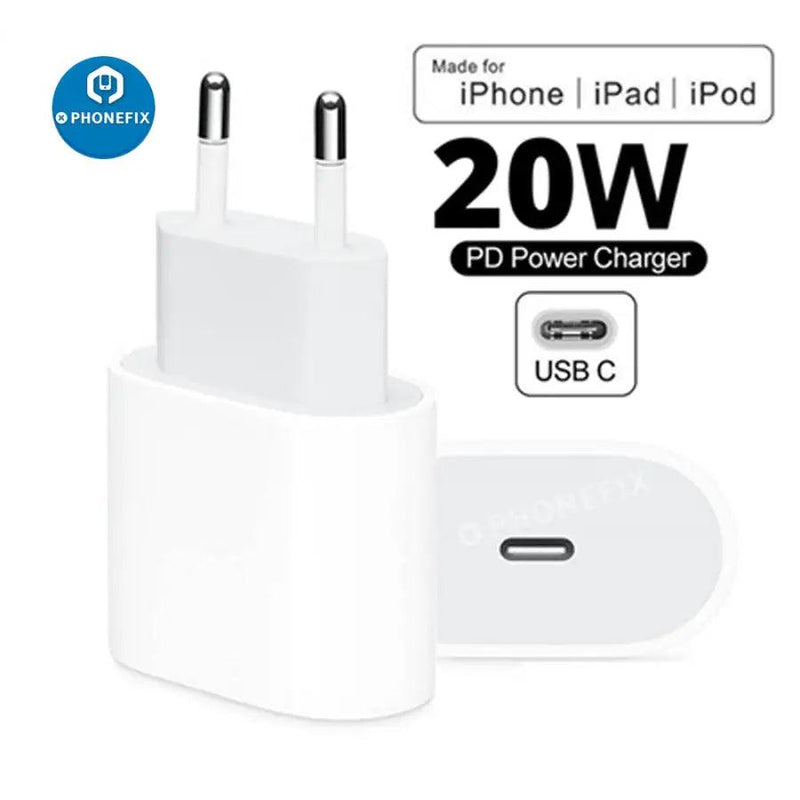 Apple 20W USB‑C Charger US EU UK Adapter For iPhone/ iPod /iPad