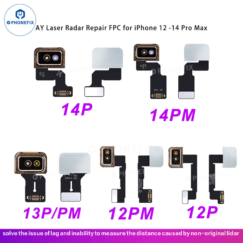 AY A108 Laser Radar FPC Cable Solves iPhone Camera Lag Problem