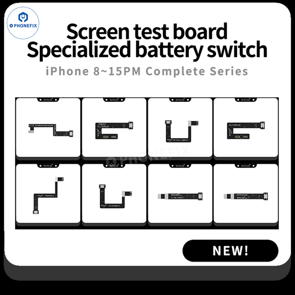 WYLIE Battery Switch Cable One-key Boot & Test iPhone Screen