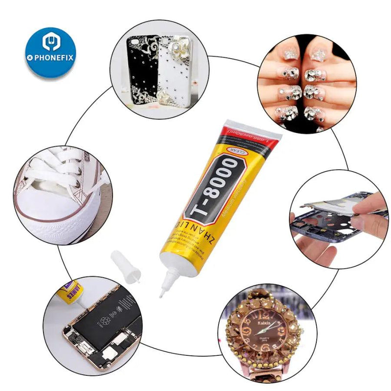 15/25/50ML B6000 E8000 T8000 Y7000 Strong Liquid Glue Adhesive Epoxy Resin  Repair Cell Phone Touch Screen Liquid Glue Jewelry Craft Adhesive Glue