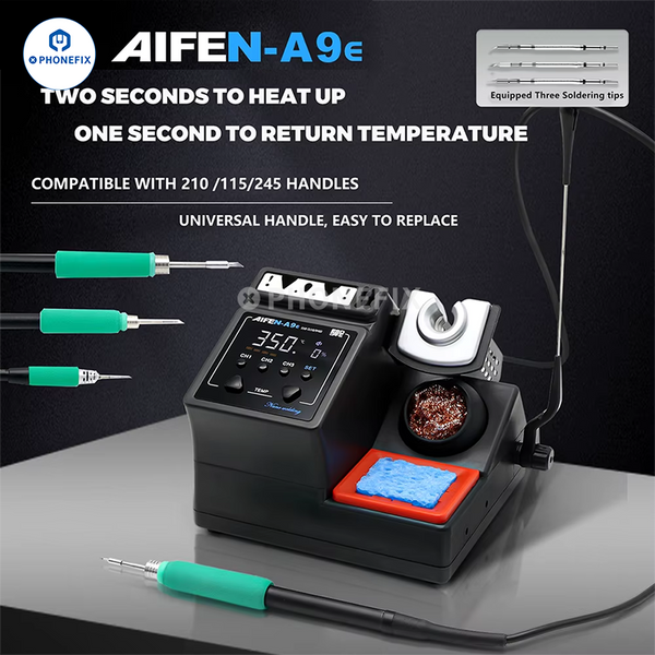 AIFEN A9E 160W Soldering Station With C210 C245 C115 Iron Tips