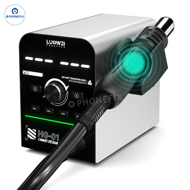 LUOWEI HG-01 800W Hot Air Gun Smart Digital Desoldering Station