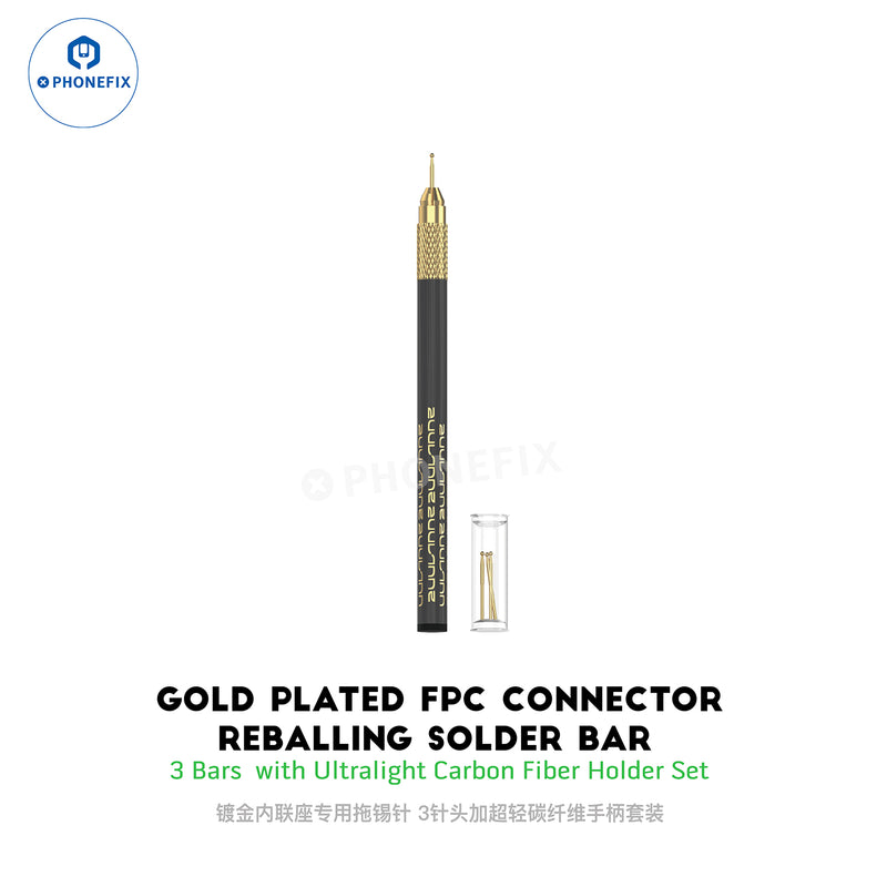 2UUL Tinning Needle Gold Plated FPC Connector Reballing Solder Bar