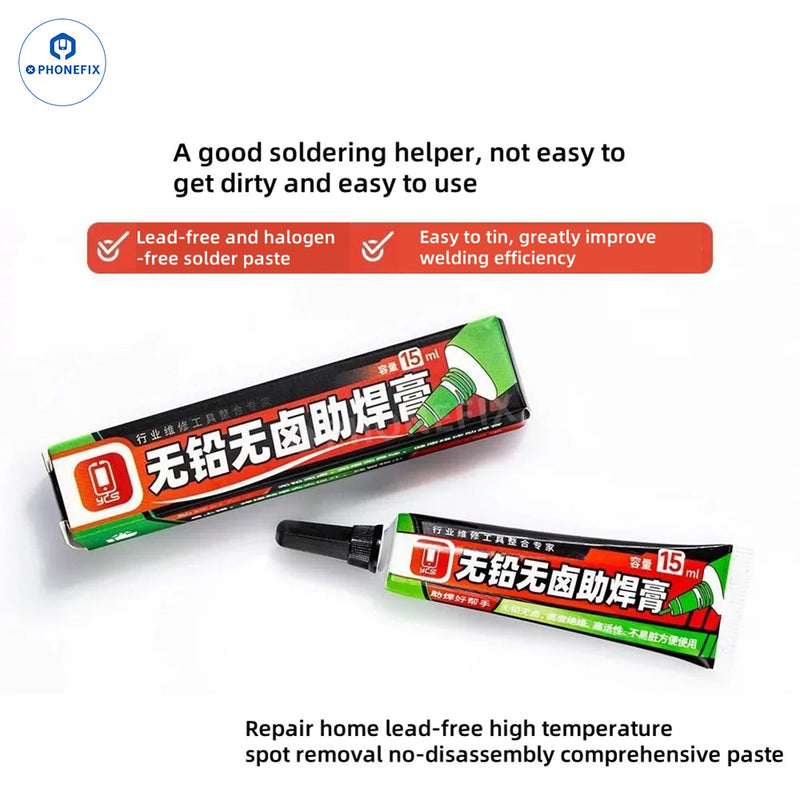 YCS Lead-free Solder Paste Halogen-Free Phone PCB Repair Flux