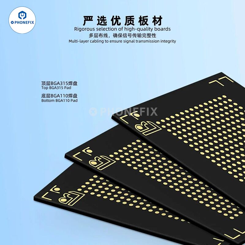 BGA315 To BGA110 NAND Chip Conversion Board For iPhone iPad MacBook