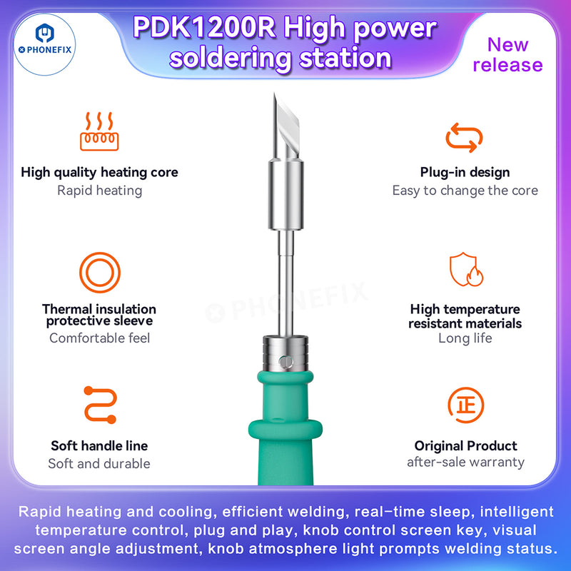 PDK1200R 400W Soldering Station With T470 Handle C470 Iron Tips