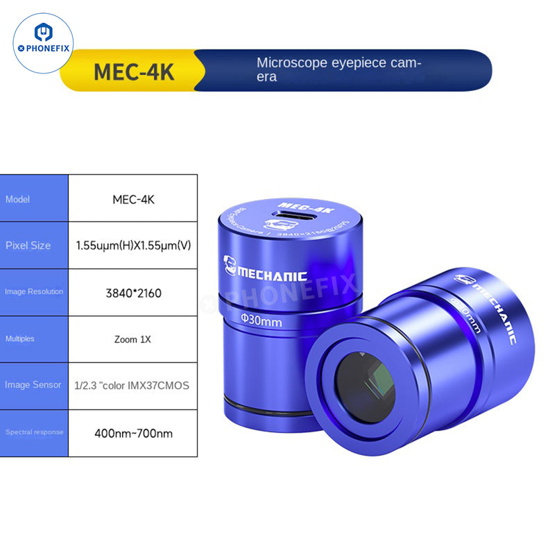 MECHANIC MEC 4K 2K HD Electronic Eyepiece Camera for Stereo Microscope