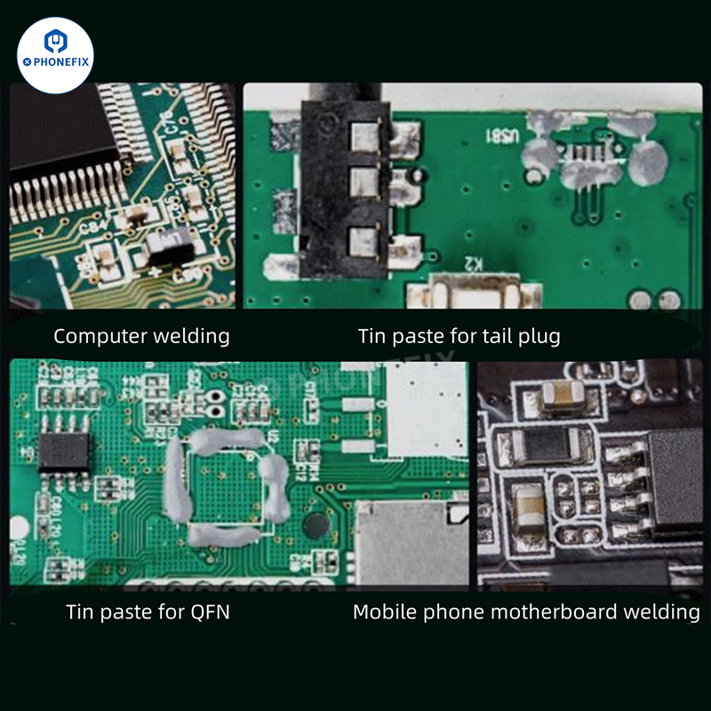 YCS Solder Paste 138 150 183 199 215℃ PCB BGA CPU Tin Planting Flux