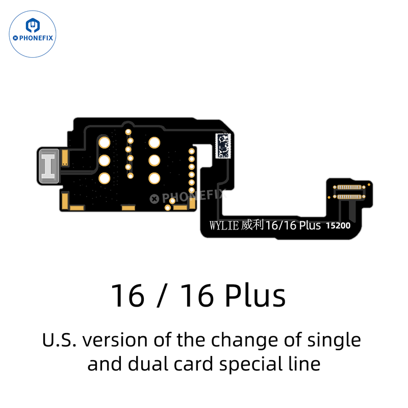 WYLIE US iPhone 16/16 Plus eSIM To Single/Dual SIM Card Special Cable